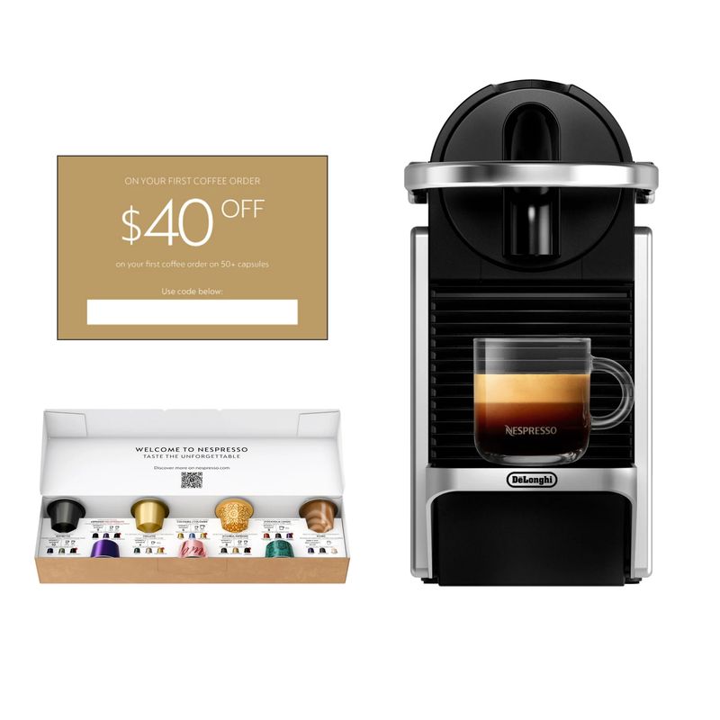 Nespresso Pixie Espresso Machine W/ $40 Voucher