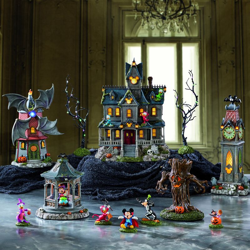 Disney Halloween Village 12-Piece Set