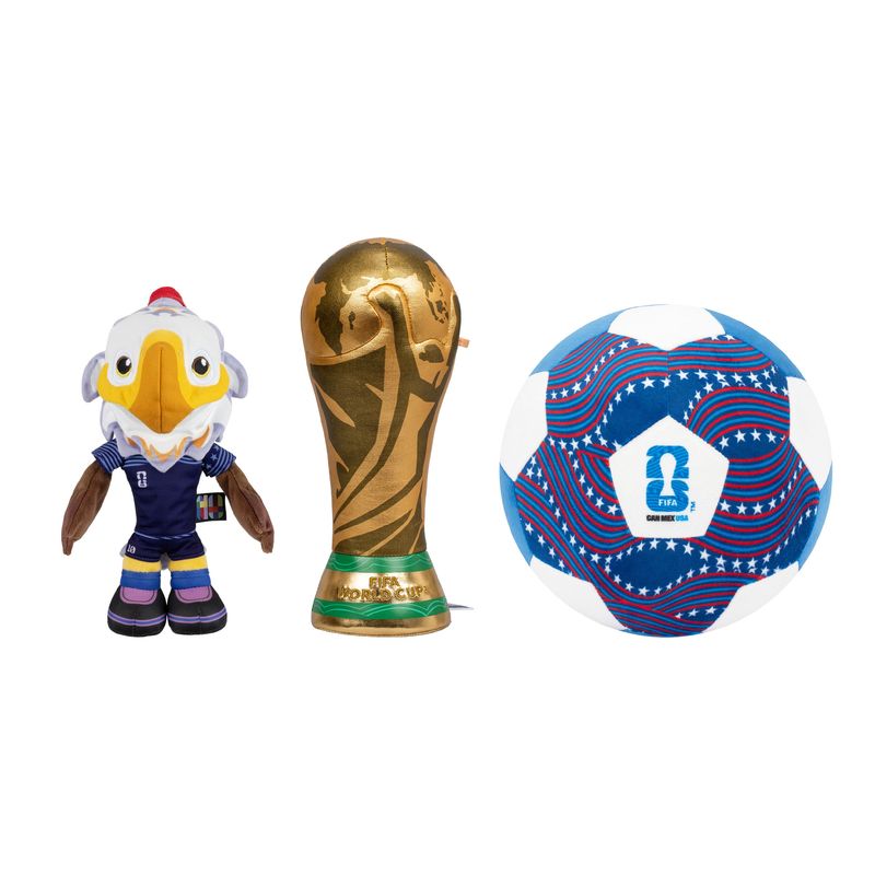Fifa Mascot 8-Inch 3pack Plush Assortment