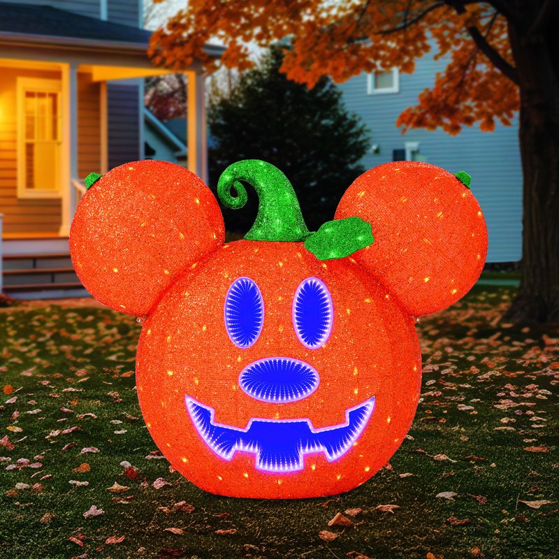 3.6' Mickey Pumpkin With Infinity Mirrors