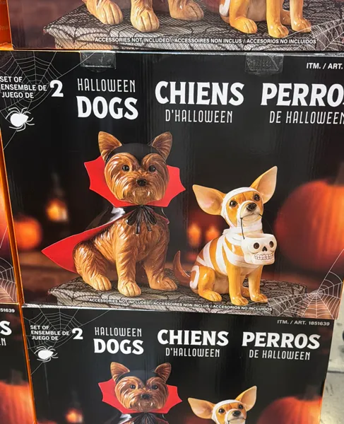 Halloween Tabletop Dogs Set Of 2