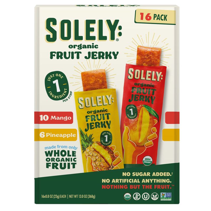 Solely Organic Fruit Jerky Variety 16 ct