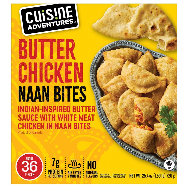 Cuisine Adventures Butter Chicken Naan Bites 24.7 oz