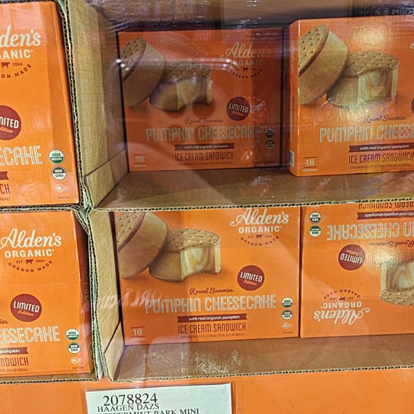 Alden'S Organic Pumpkin Sammies 18 ct