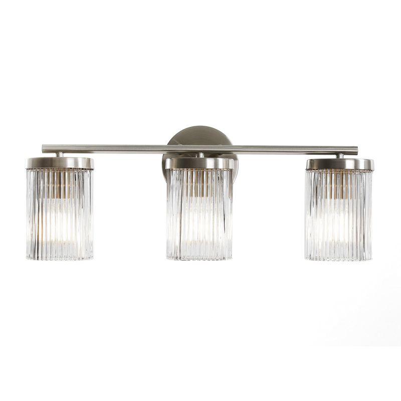 Ruee Appliances 3 Light Vanity Bar Brushed Nickel Finish^