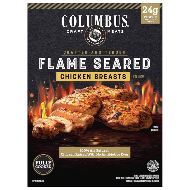 Columbus Flame Seared Chicken Breast Per lbs