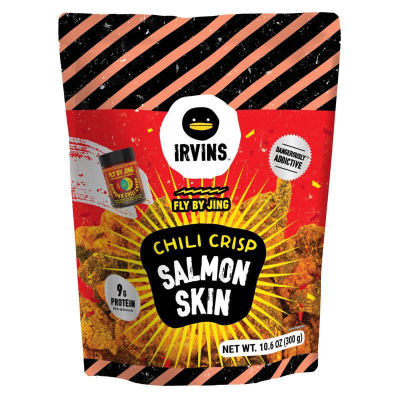 Irvins Chili Crisp Salmon Skin 10.6oz