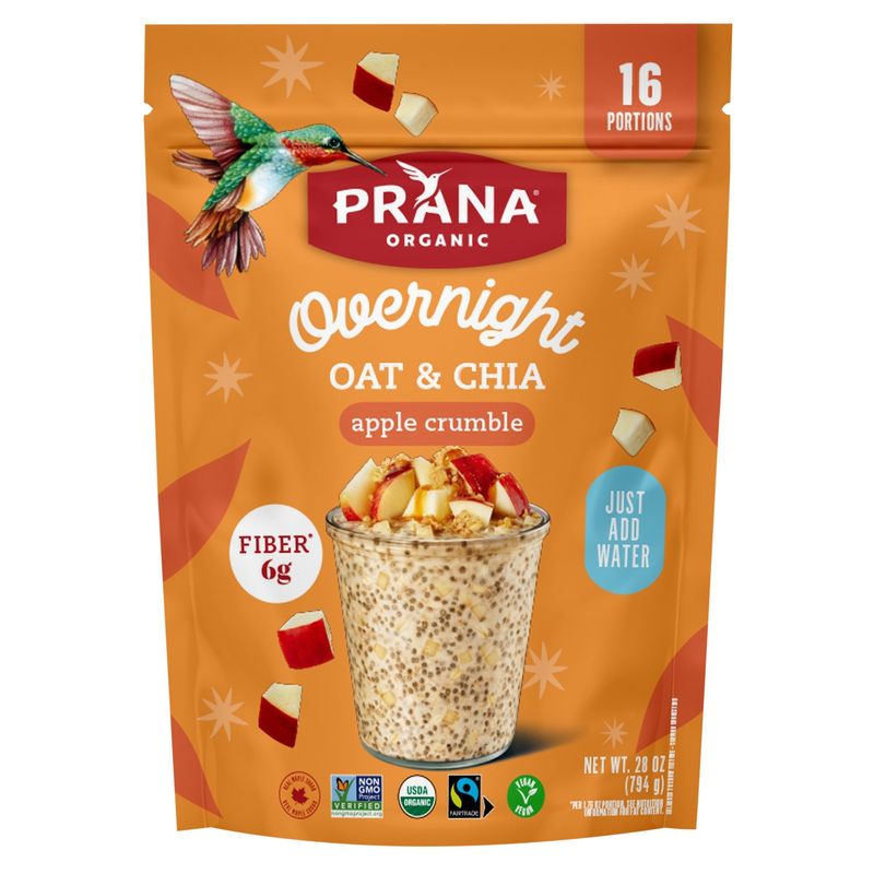 Prana Overnight Chia Organic Apple Crumble 28 oz