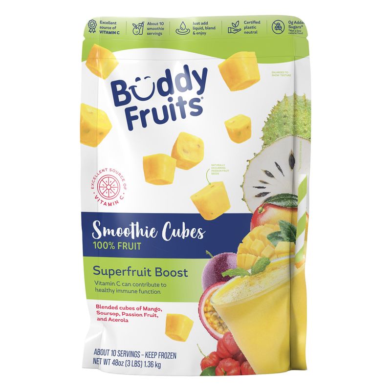 Buddy Fruit Exotico Smoothie Blend 48oz (3 Lbs)