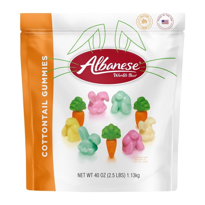 Albanese Gummies Easter Cottontail 40 Ounce Bag