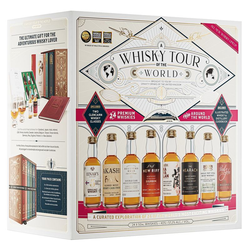 A Whisky Tour Gift Box Scotland 24/50ml