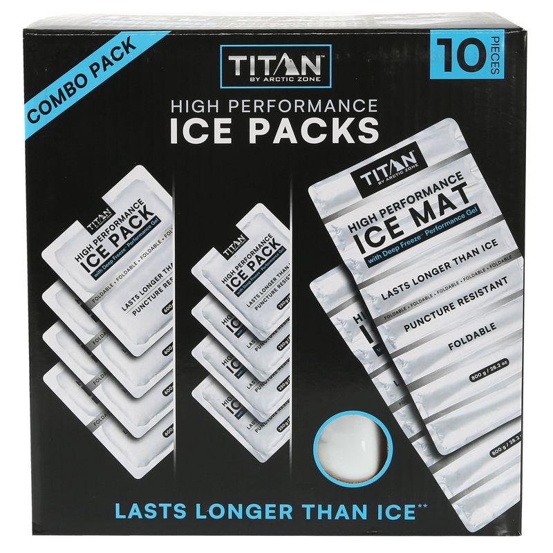 Titan 10 PC High Performance Ice Pack Set