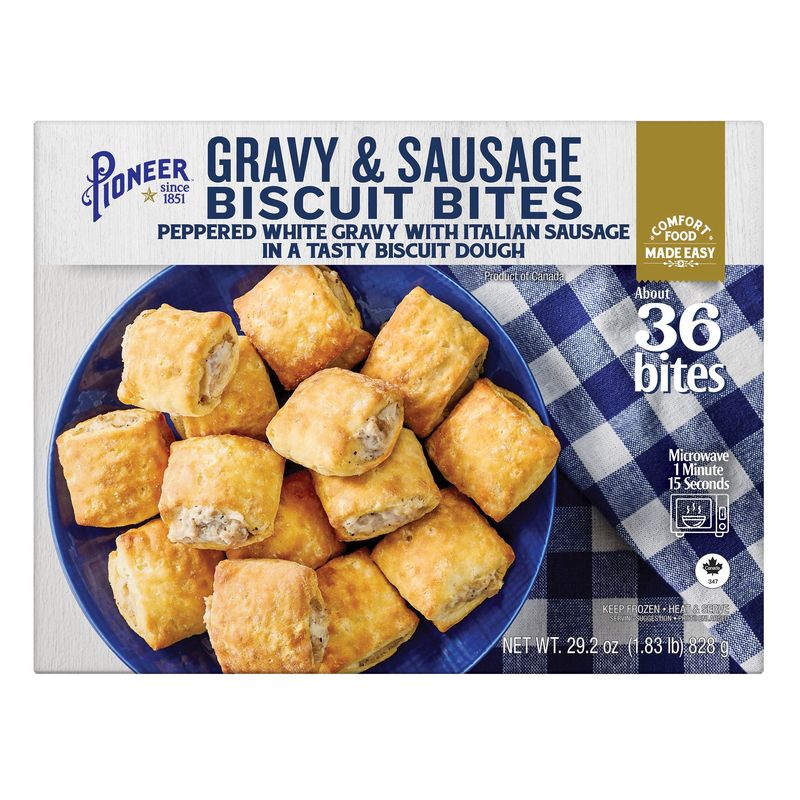 Pioneer Sausage & Gravy Bites 27.9 Ounce Package