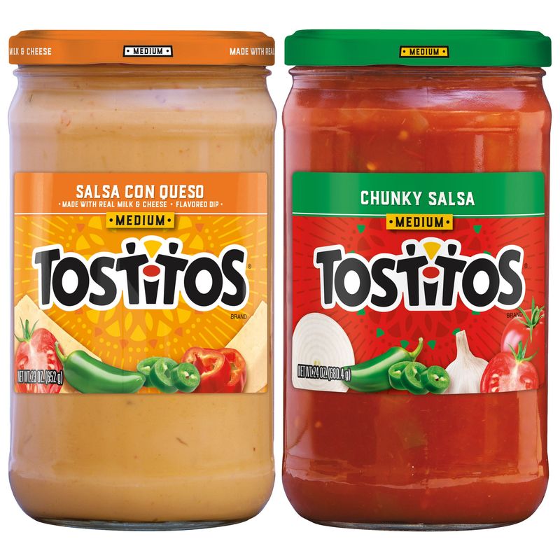 Tostitos Queso And Salsa Dip 47 Ounces