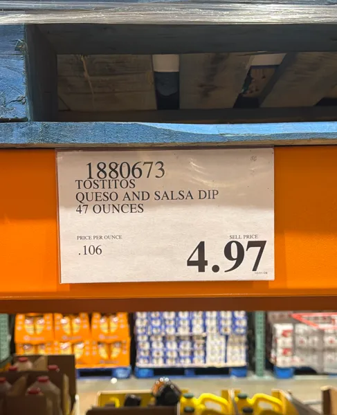 Tostitos Queso And Salsa Dip 47 Ounces