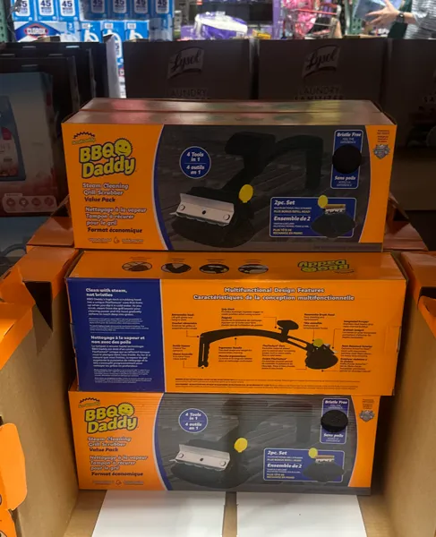 Scrubdaddy Bbqdaddy Steam Cleaning Grill Brush