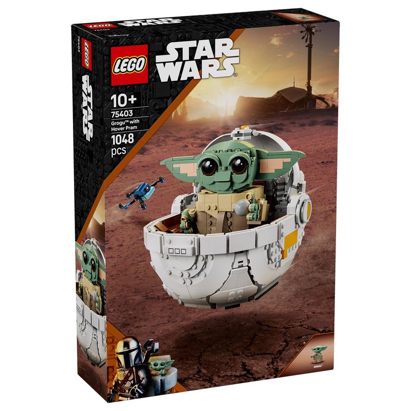 Lego Star Wars Grogu With Hover Pram Set