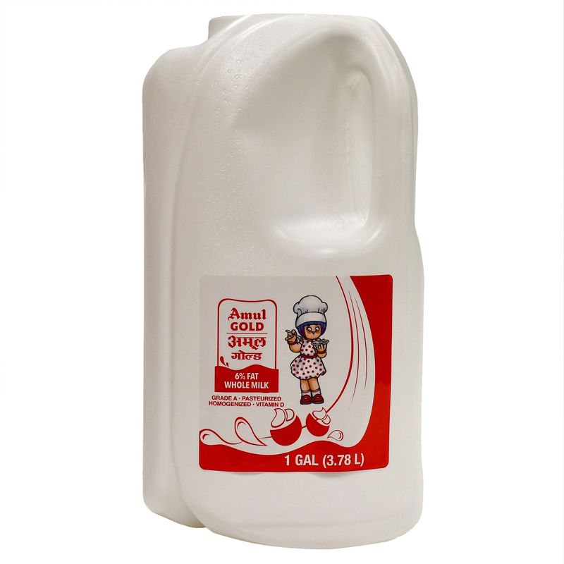 Amul Gold 6% Fat Milk P224 1 Gallon (4qts)