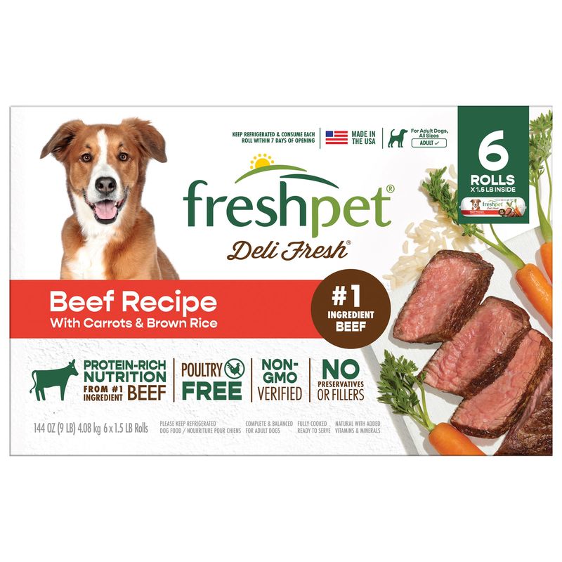 Fresh Pet Beef Recipe 6 ct / 1.5 lbs