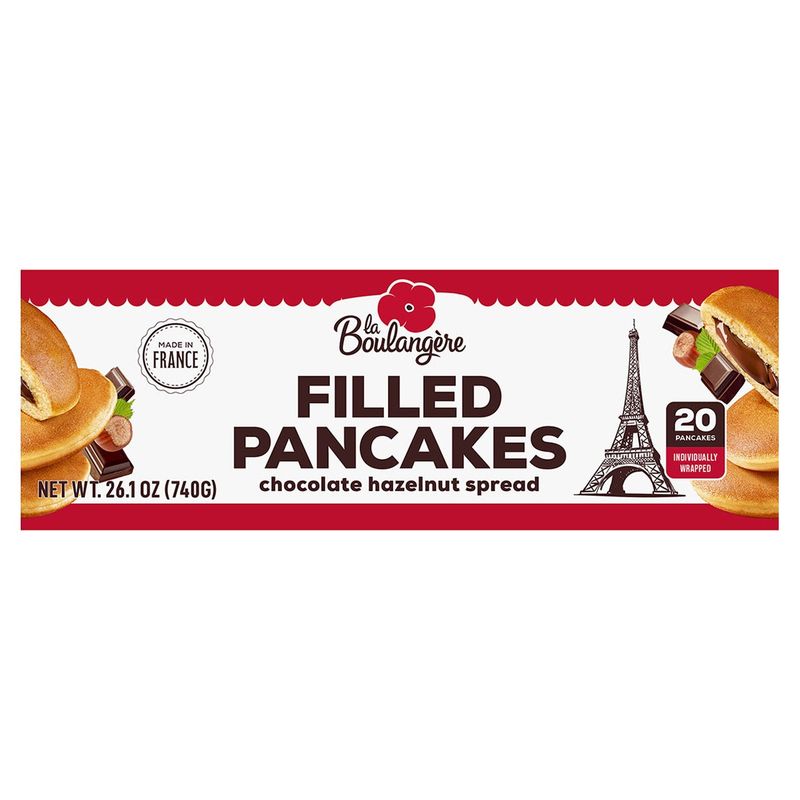 La Boulangere Chocolate Filled Pancakes 20ct