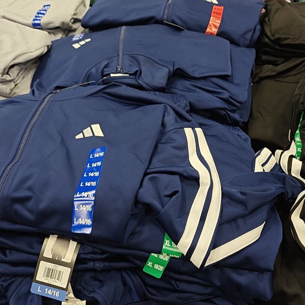 Adidas Youth Tricot Full Zip Jacket