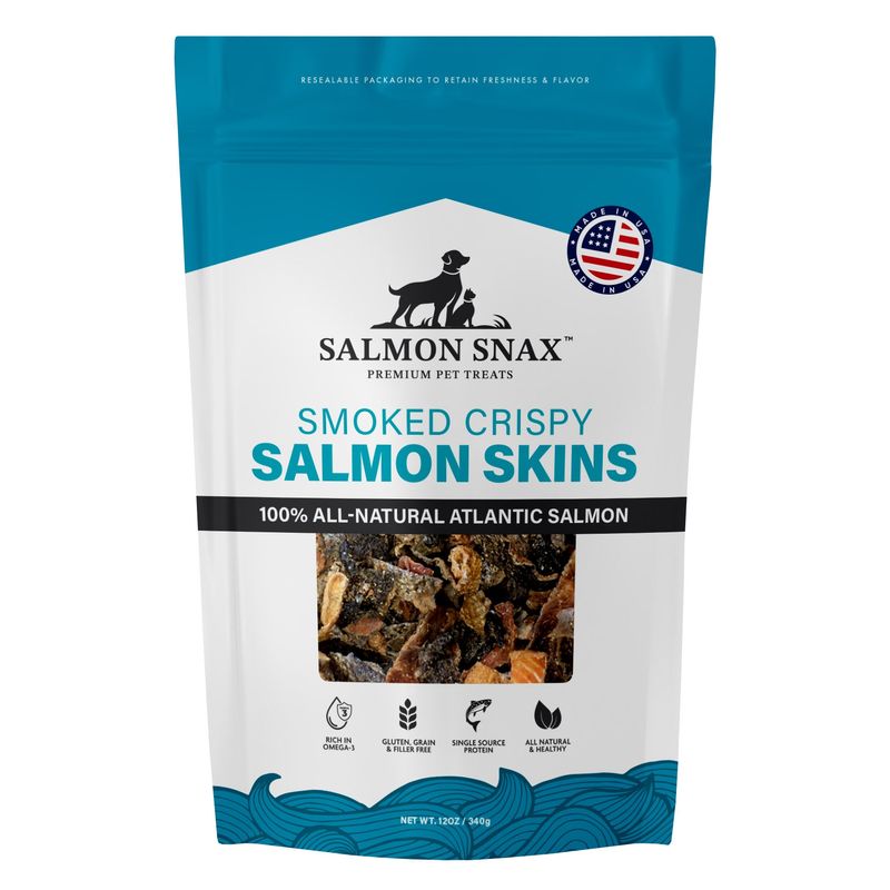 Salmon Snax Crispy Salmon Skin 12 oz (.75lb)