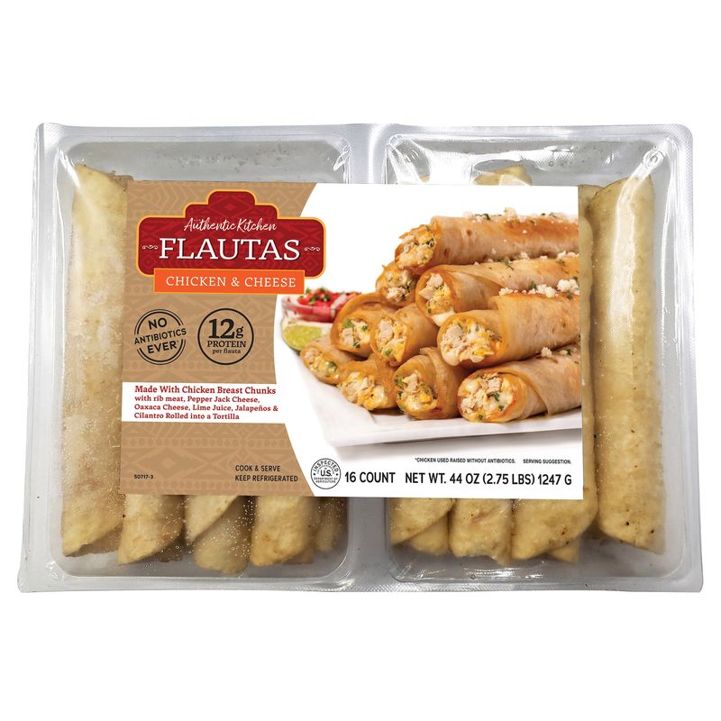 Authentic Kitchen Chicken/Cheese Flautas 44 oz