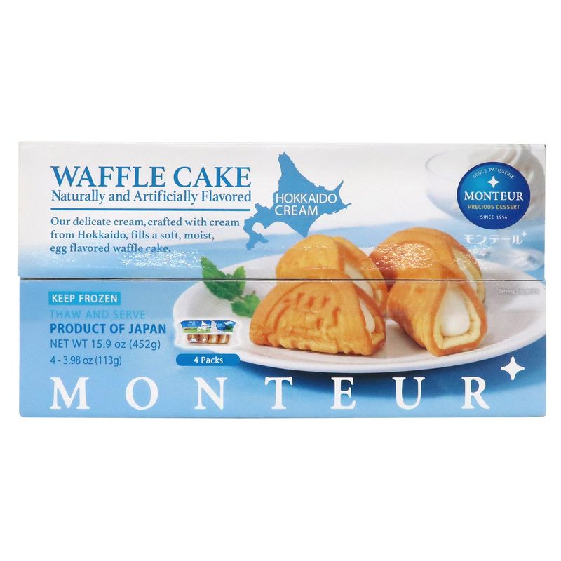 Monteur Hokkaido Waffles Cake 16 Count 15.92 Ounces
