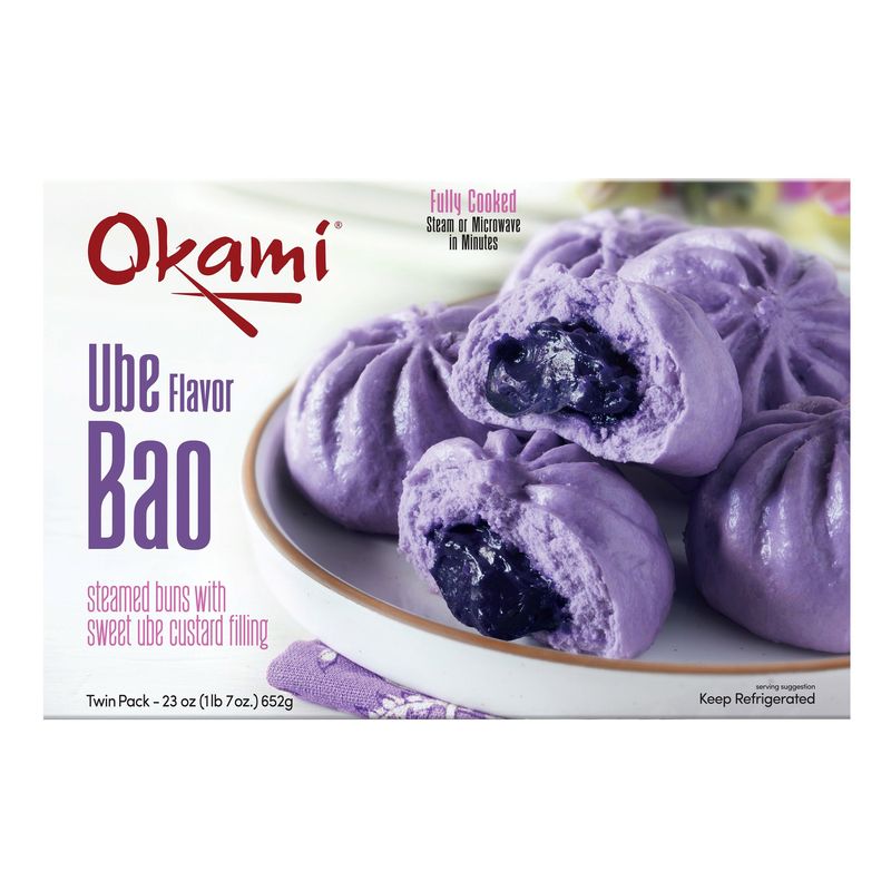 Okami Ube Flavor Bao Buns 23 oz