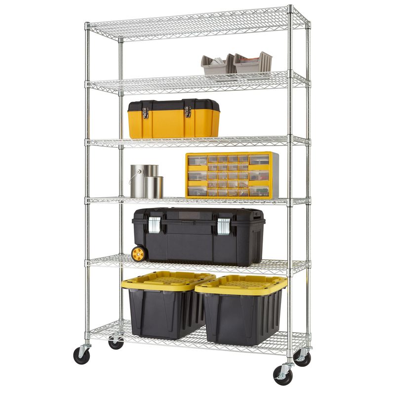 Trinity Nsf 6-Tier Shelf 48¨w X 18¨d X 72¨h