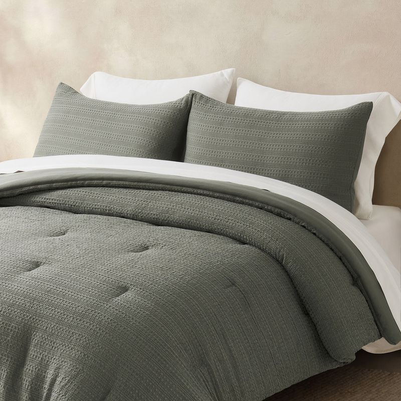 Evergrace 3-Piece King Size Waffle Comforter Set
