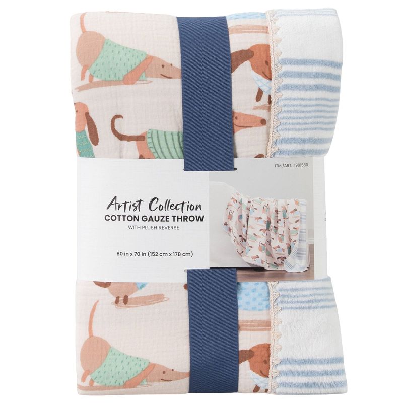 Artist Collection Cotton Gauze Throw 60¨ X 70¨