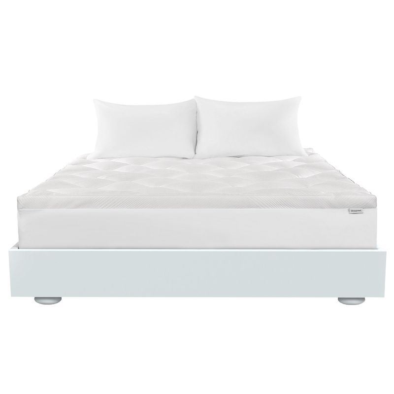 Beautyrest Cooling Pillow Top Queen Mattress Topper