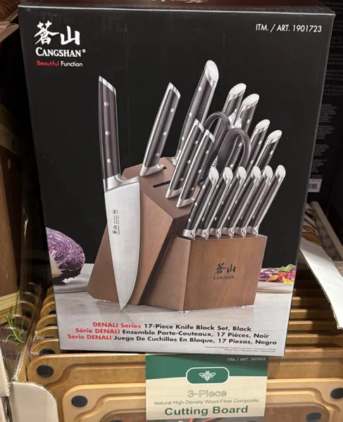 Cangshan Denali Knife Set 17 Piece Knife Block