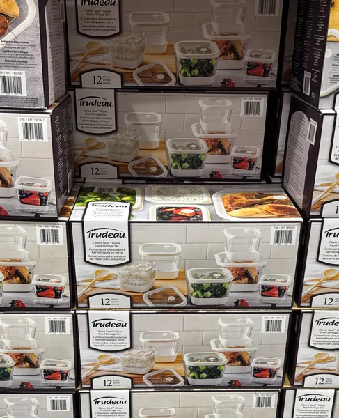Trudeau 12pc Glass Airtight Food Containers