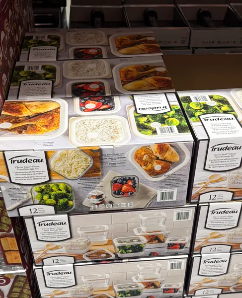 Trudeau 12pc Glass Airtight Food Containers