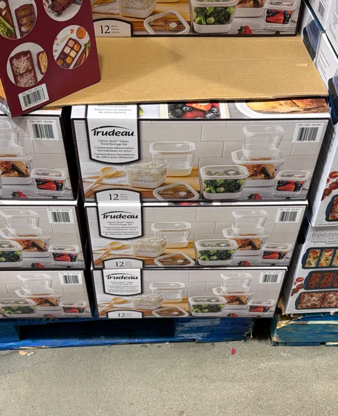 Trudeau 12pc Glass Airtight Food Containers