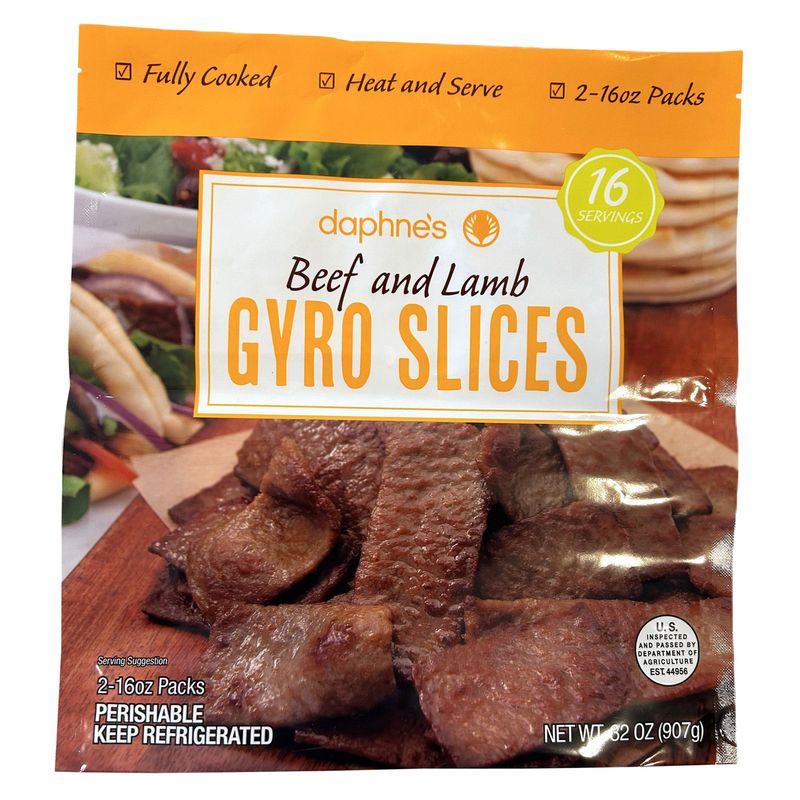 Daphne'S Beef/Lamb Gyro Slices 2/16 oz