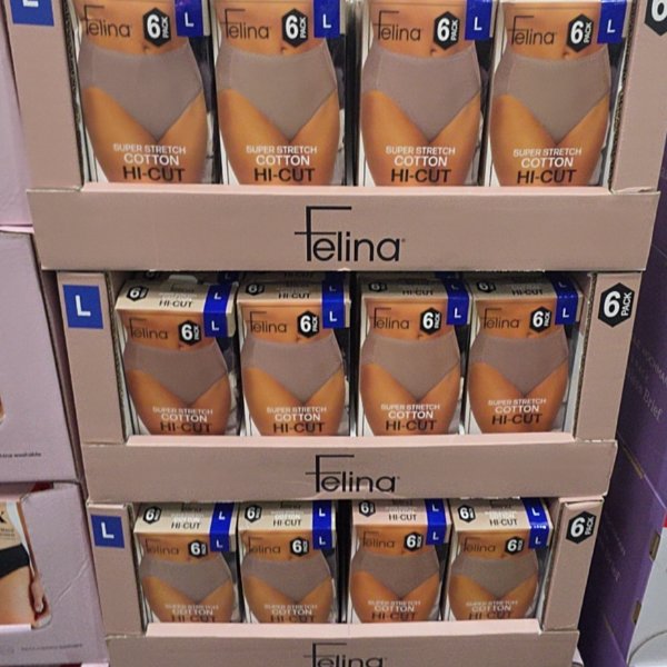 Felina + Women'S Hi Cut 6-Pack