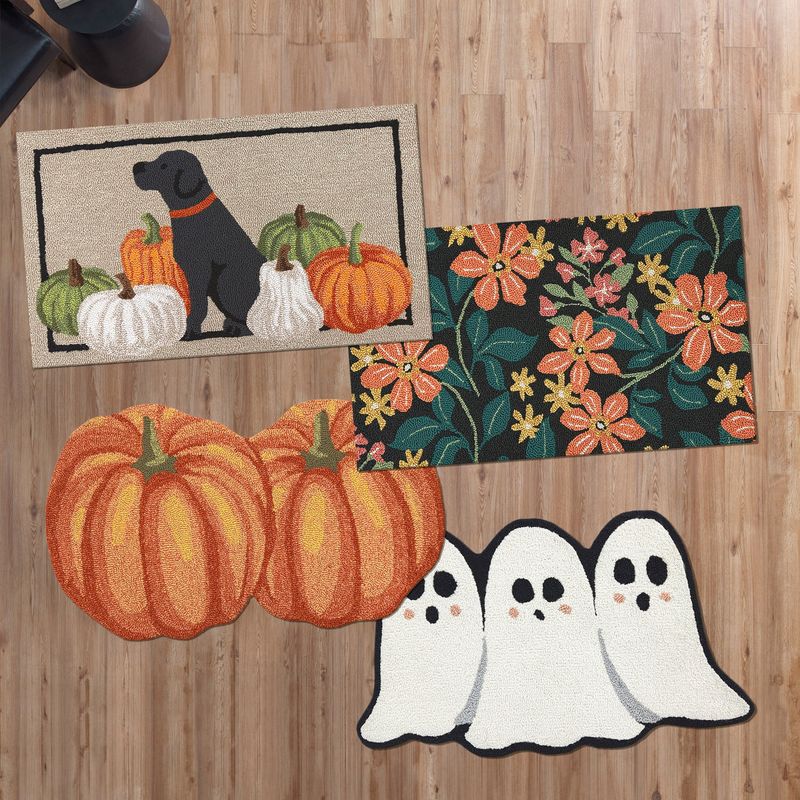 Hooked Accent Rug 22¨ X 38¨