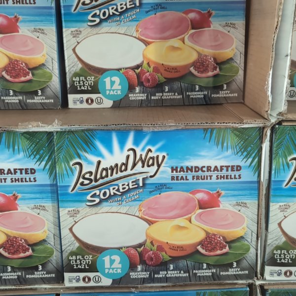 Island Way Sorbet Assortment 12 Count Box