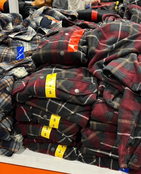 Bc Clothing Men'S Textured Flannel 9.00