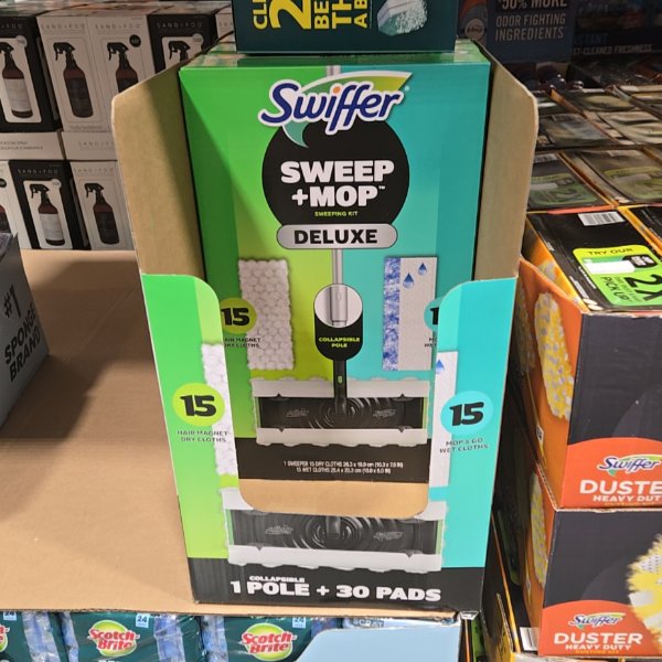 Swiffer Sweep & Mop 1 Device + 15 Wet/Dry Refills