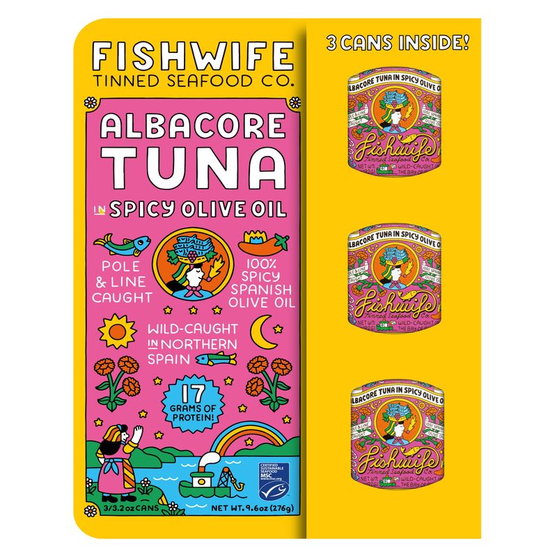 Fishwife Tuna in Spicy Oo 3/3.2 Ounce Cans