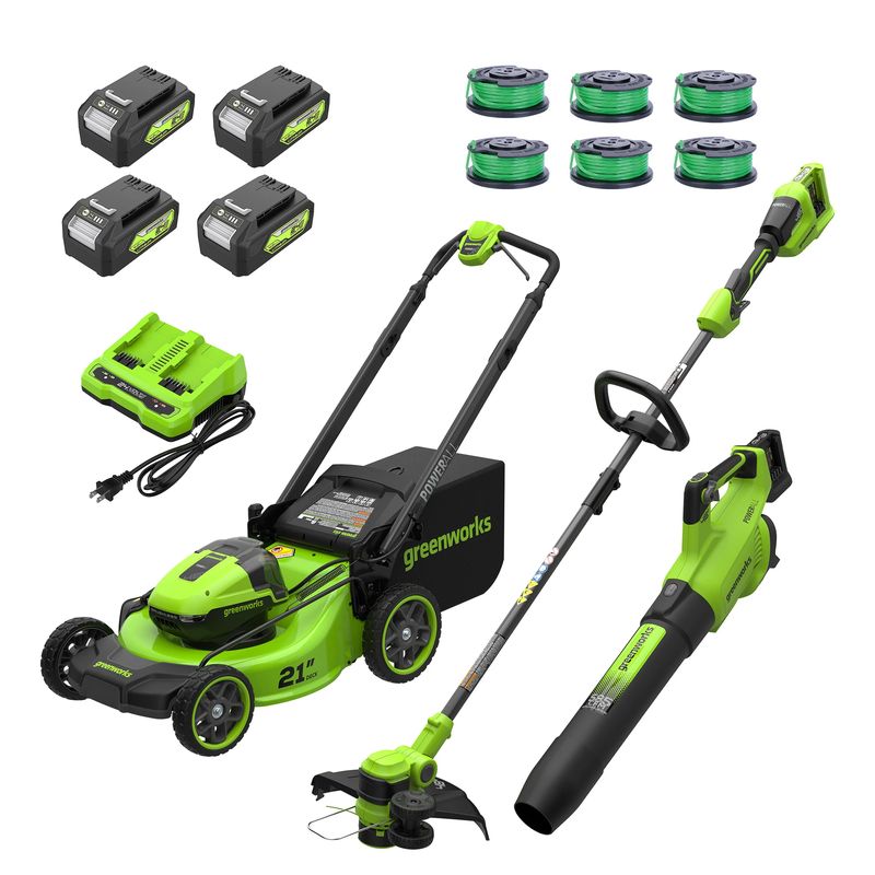 Greenworks 2x24v (48v) Complete Combo Kit