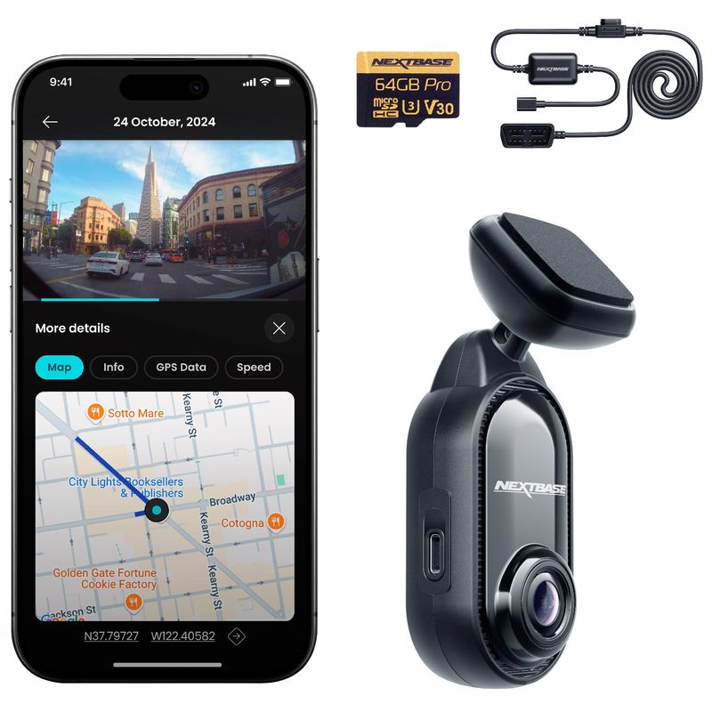 Nextbase Piqo 2k Dashcam Bundle