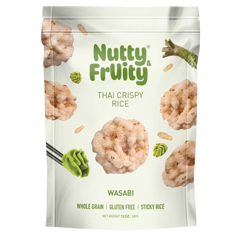 Nutty & Fruity Wasabi Crispy Rice 12 oz