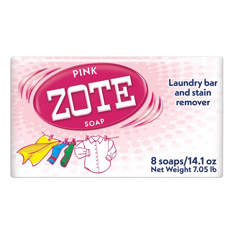 Zote Pink Soap Bar Stain Remover 8/Pk / 14.11 oz