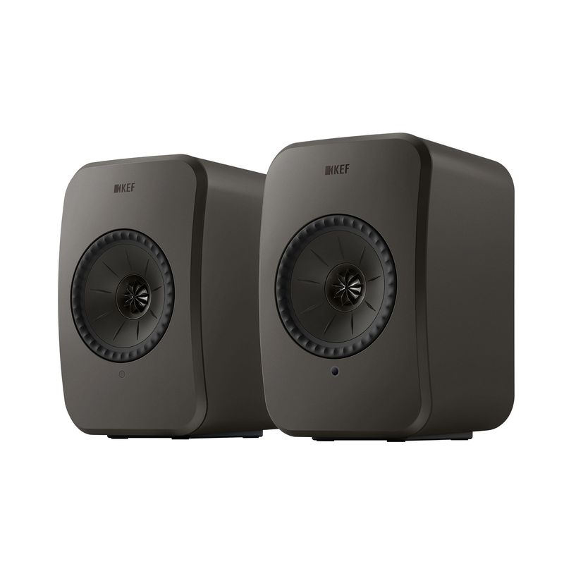 Kef Lsx II Lt Wireless Bookshelf Speaker Pair - Graphite Grey