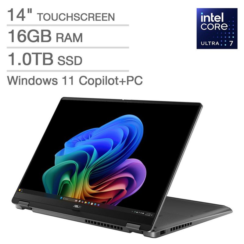 Asus Vivobook Flip 14¨ OLED Touchscreen Lt Cu7/16gb/1tb Ssd >